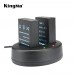 Kingma EN-EL20 850mAh Battery Pack and Dual USB Charger for Nikon Coolpix A 1 J1 J2 J3 AW1 S1 V3 Camera 